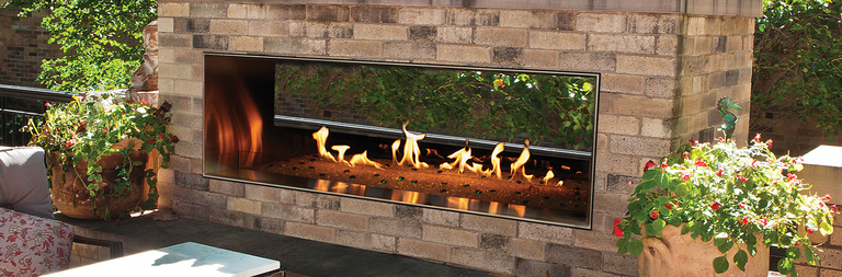outdoor fireplace burner